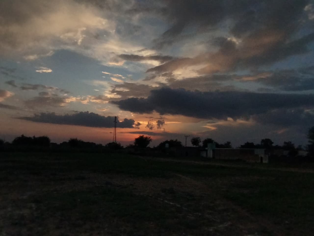 Village Sunset